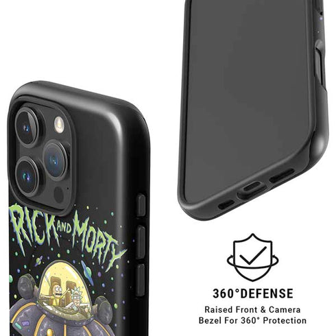 Adult Swim Rick and Morty Spaceship iPhone 16 Pro Max Magsafe Impact Case